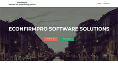 Desktop Screenshot of econfirmpro.com